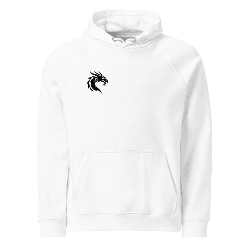 Pull blanc dragon