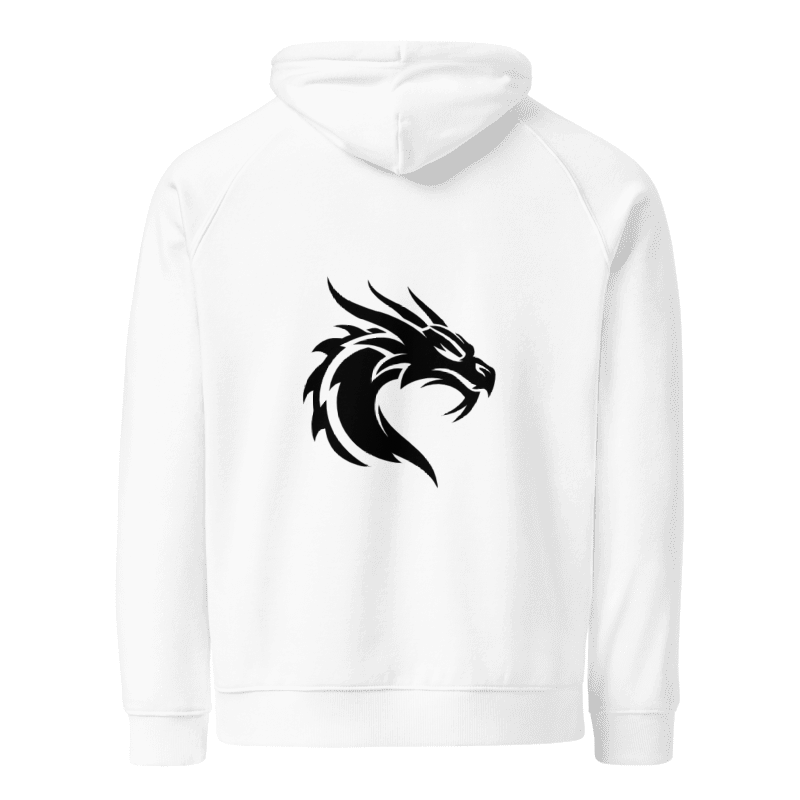 Pull blanc dragon