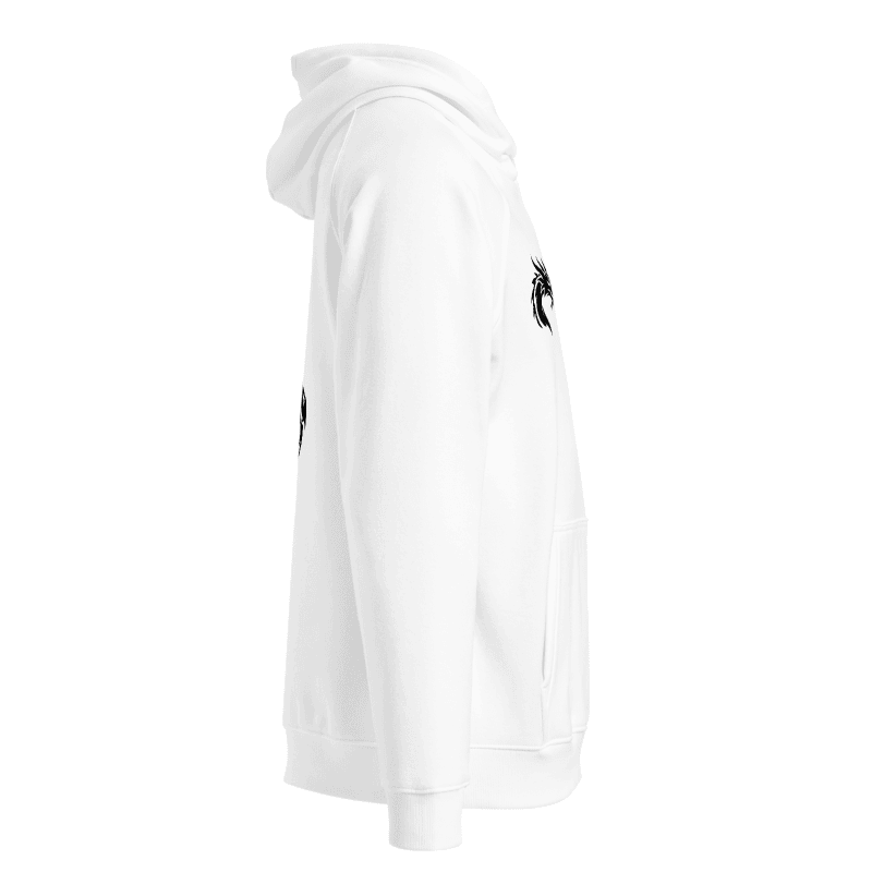 Pull blanc dragon